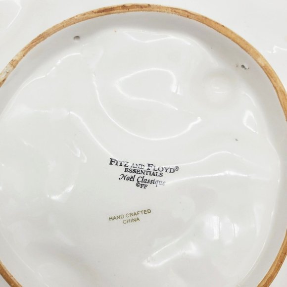 VTG Christmas Noel Classique Santa Plate Fitz‎ & Floyd Christmas Clause St Nick - Picture 5 of 6